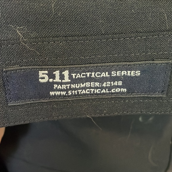 511 Tactical Mens shirt XL Zip Button Up Black - Picture 3 of 7